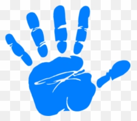 Fingers Png And Vectors For Free Download - Dlpngcom Blue Hand Print,Foam Finger Png