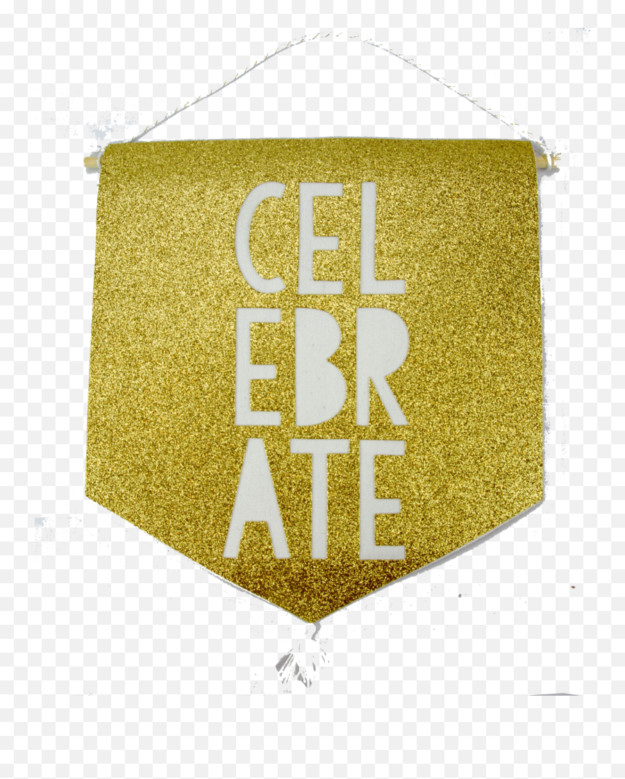 Gold Celebrate Banner - Calligraphy Png,Gold Confetti Png