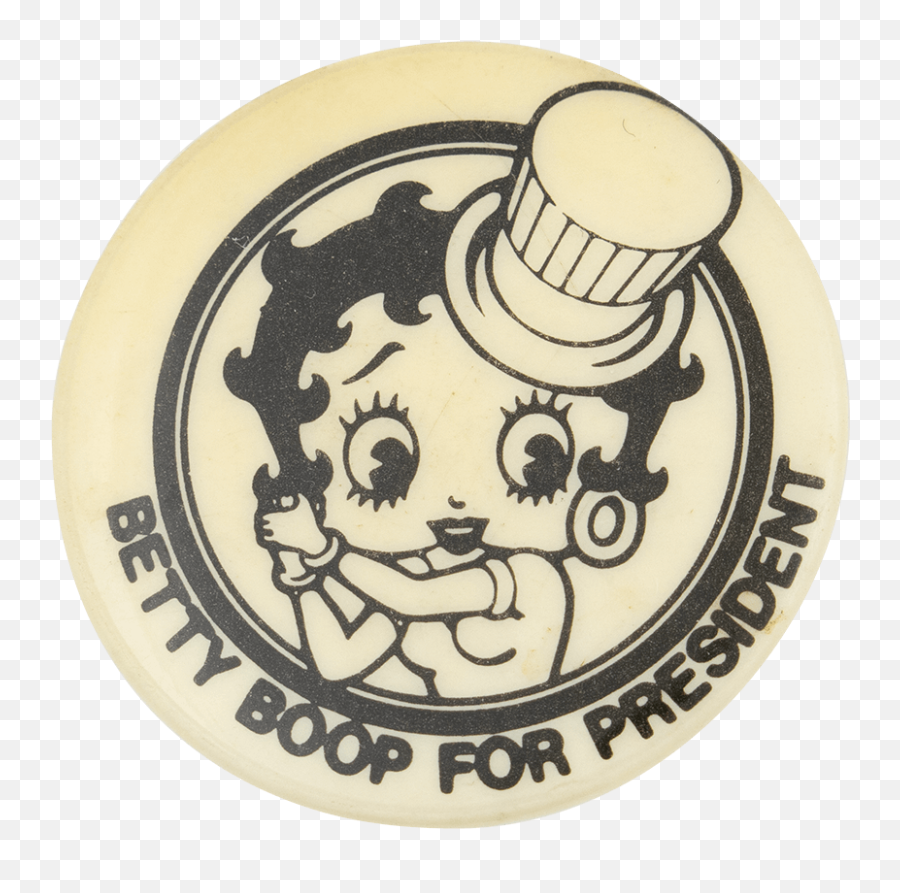 Betty Boop For President Busy Beaver Button Museum - Betty Boop For President Png,Betty Boop Png