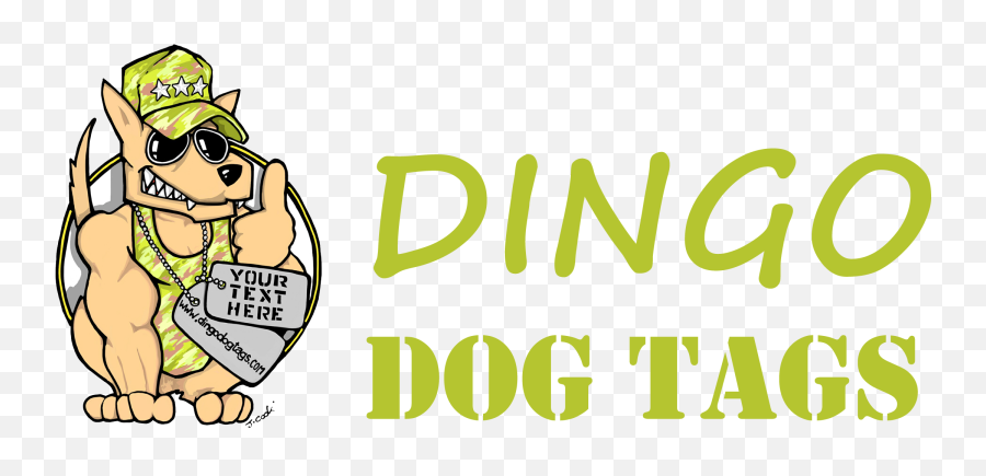 Dingo Dog Tags U2013 Custom Made - Backstage Png,Dog Tags Png