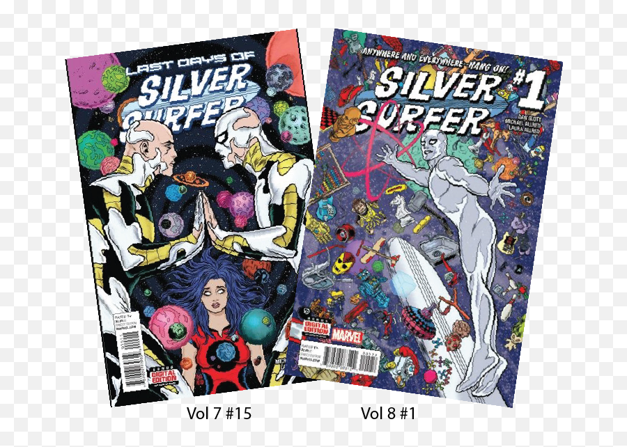 February Competition - Win 2 Free Silver Surfer Comics Comic Book Png,Silver Surfer Png