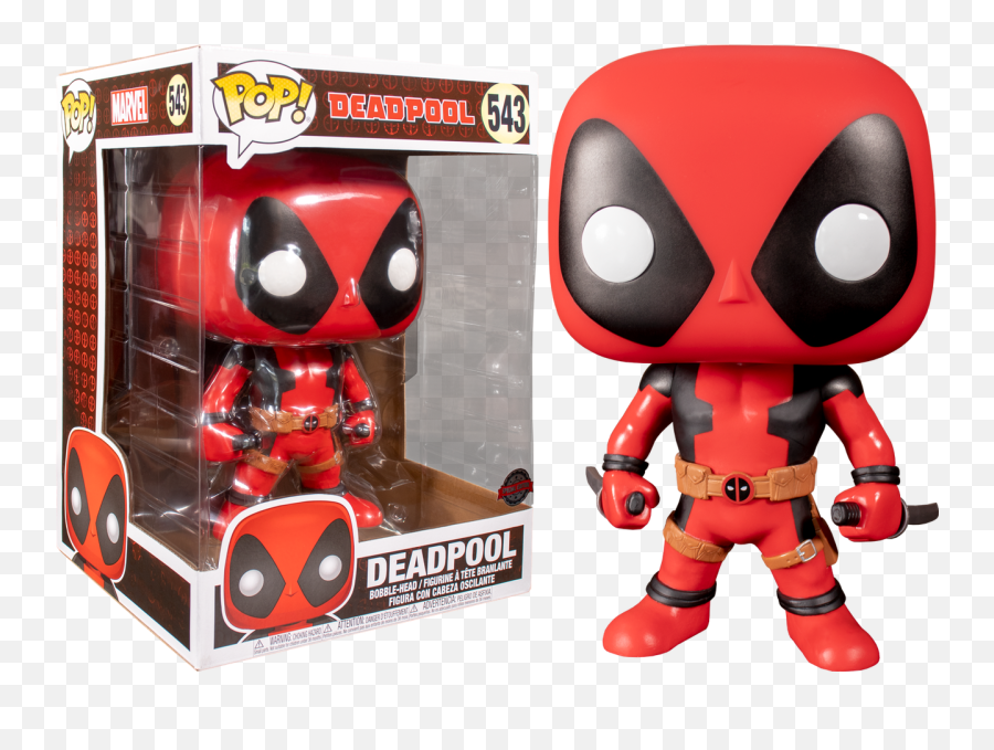 Deadpool - Deadpool With Swords Red 10u201d Pop Vinyl Figure Deadpool 10 Inch Funko Png,Dead Pool Png