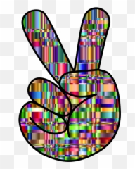 Visual Artspeace Symbolsv Sign Png Clipart - Royalty Free Hand Colourful