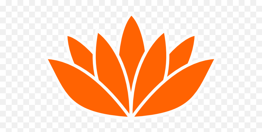 Lotus Vector Png - Lotus Orange Flower Png,Lotus Logo Png