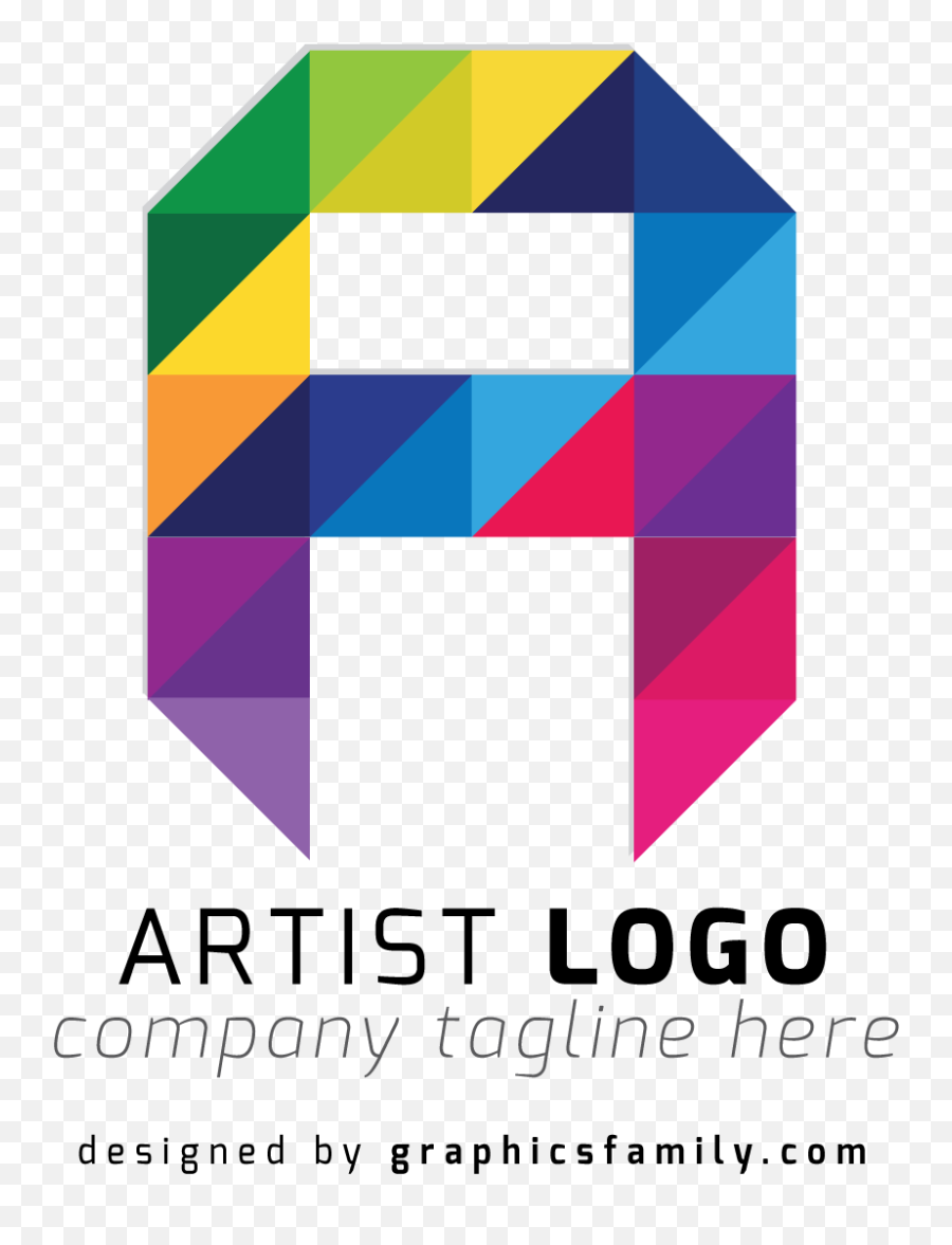 Letter A Logo Template - Graphic Design Png,Alphabet Logo