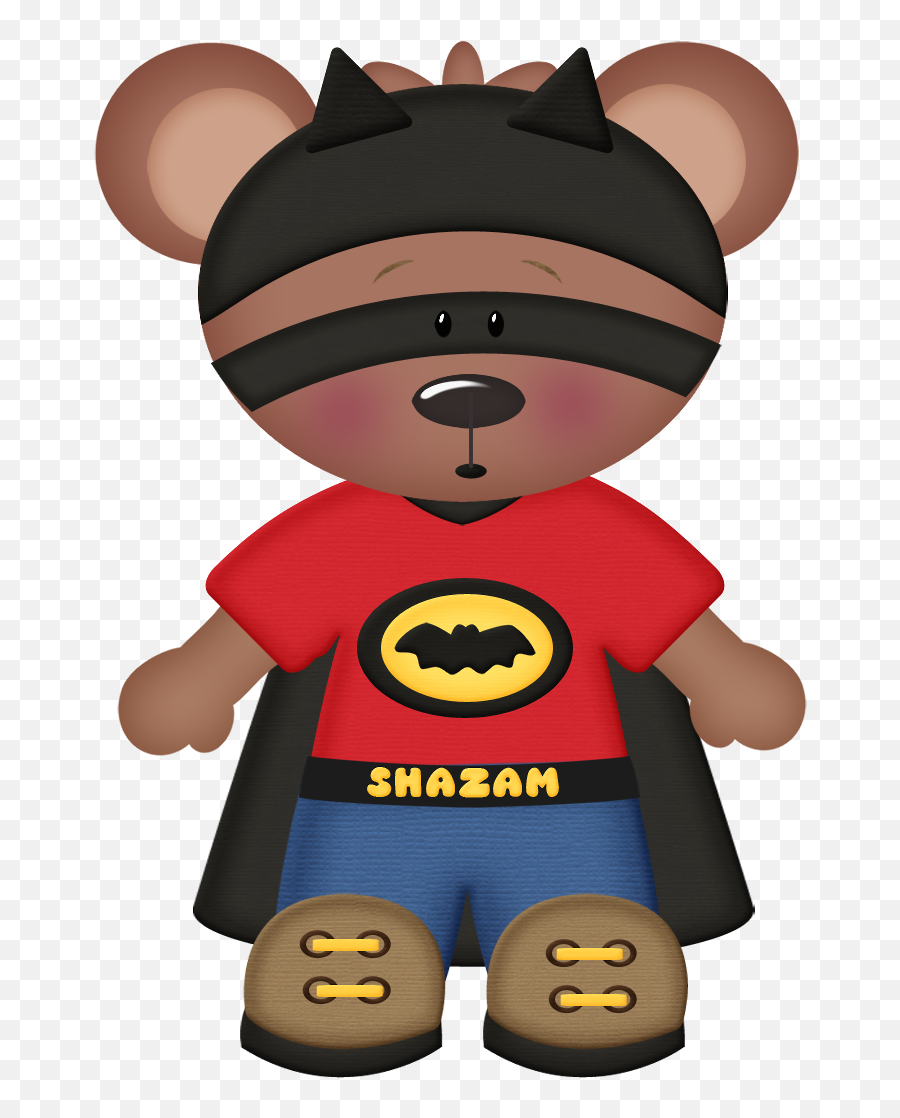 Shazam Bear Clipart Printables Fun Animals - Clip Super Bear Clipart Png,Masha And The Bear Png