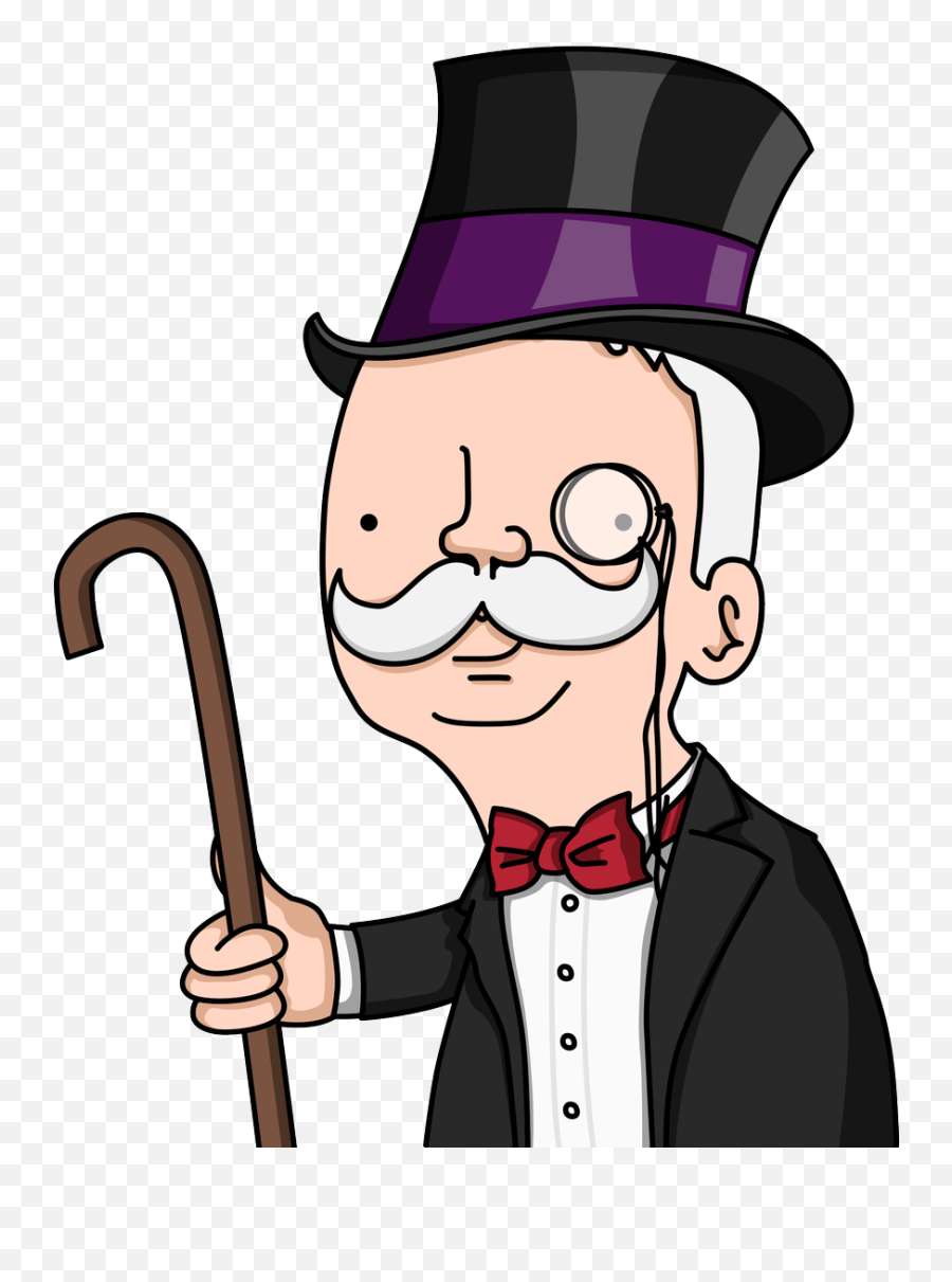 Pepone - Cartoon Png,Monopoly Man Png