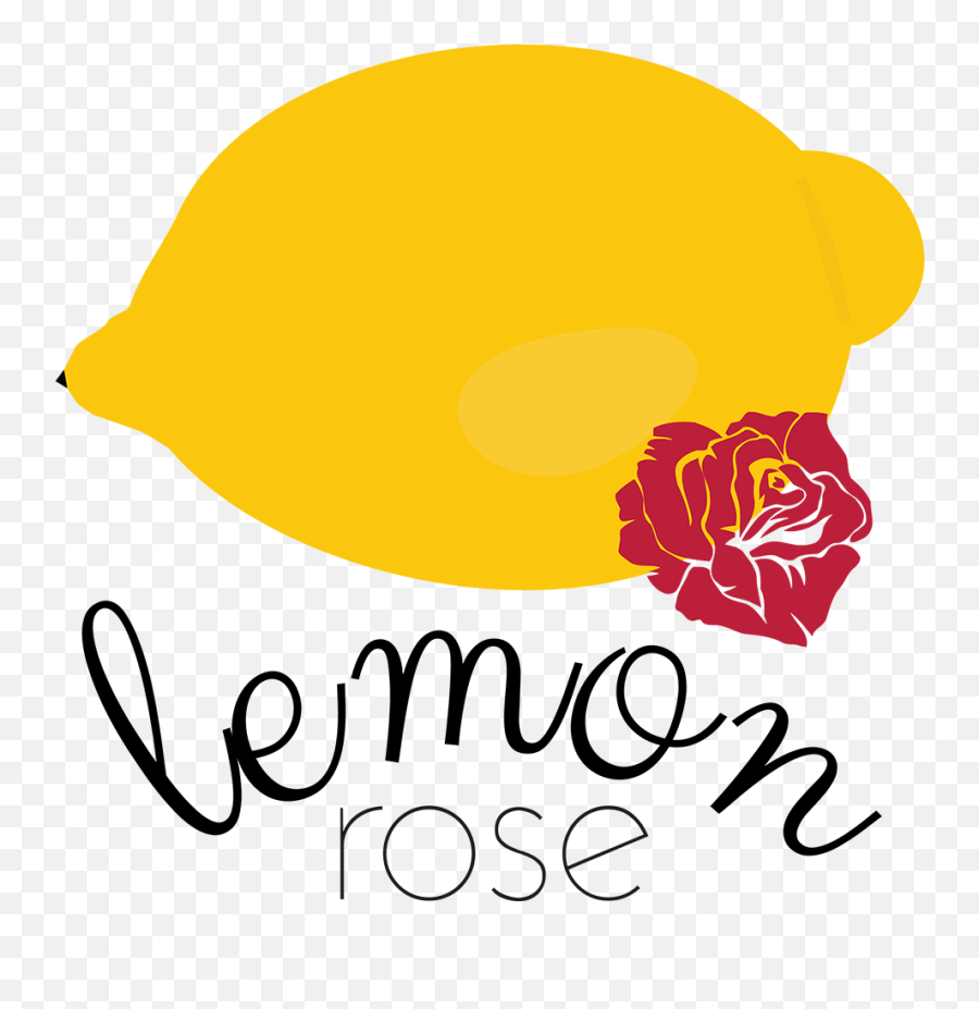 Elegant Playful Business Logo Design For Lemon Rose - Clip Art Png,Elegant Logo