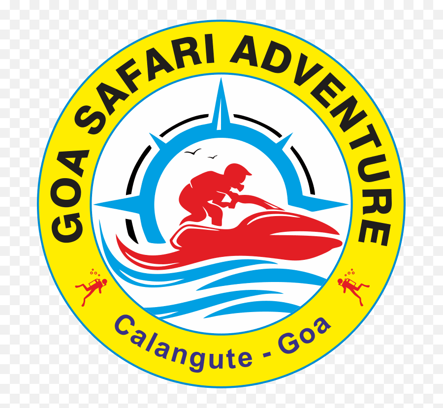 Goa Safari Adventure Scuba Diving In Water Sports - Circle Png,Adventure Logo