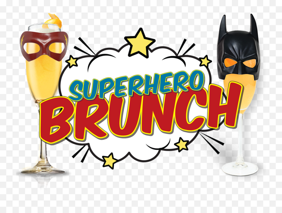 Superhero Brunch Pot Roast U0026 Pinot - Cartoon Png,Super Hero Logo