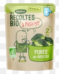 Purée De Brocoli Lot X6 Dès 6 Mois Les Récoltes Bio À Mélanger - Broccoli Png,Brocoli Png