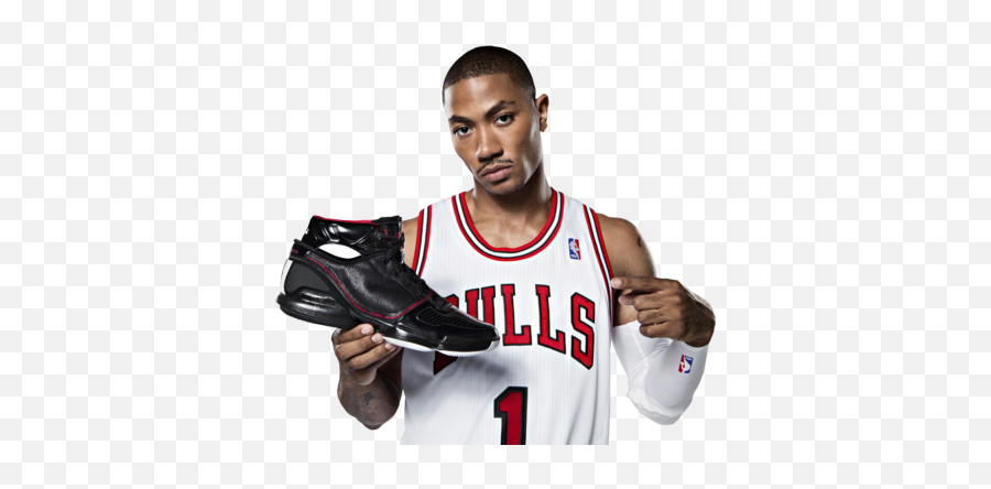 Free Derrick Rose Wshoe Psd Vector Graphic - Vectorhqcom Adidas D Rose 1 Png,Derrick Rose Png