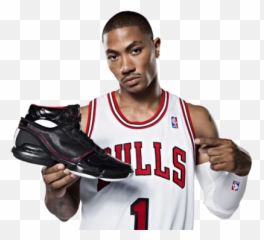 Free Derrick Rose Wshoe Psd Vector Graphic - Vectorhqcom Adidas D Rose 1 Png,Derrick Rose Png