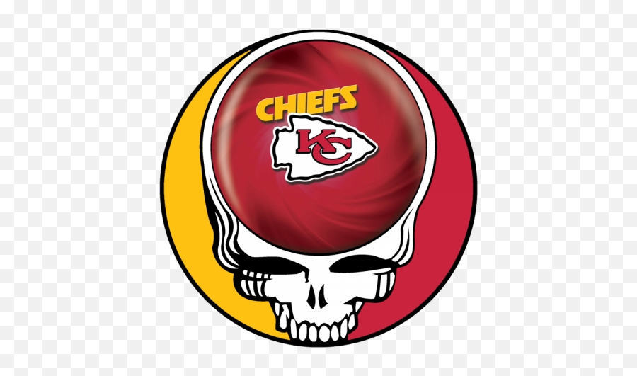 Kansas City Chiefs Skull Logo Iron - Logo Grateful Dead Skull Png,Kansas City Chiefs Logo Png