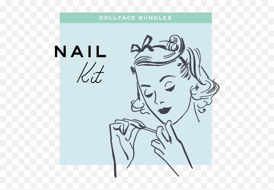 Take Care Of Your Nails Dollface - Ilustraciones Nails Png,Nail Head Png