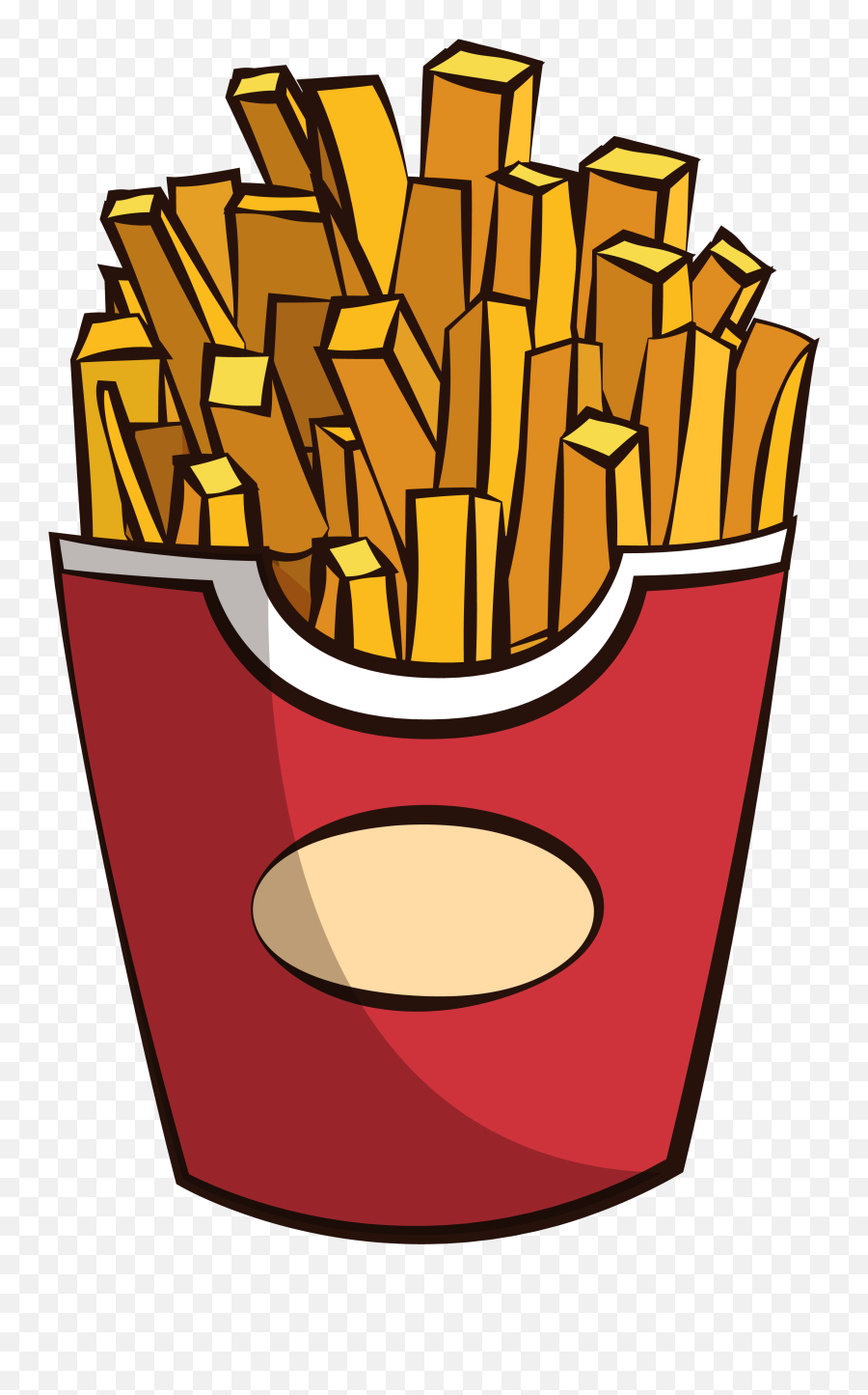 Free Cartoon Food Png Download - French Fries Cartoon Png,Cartoon Food Png