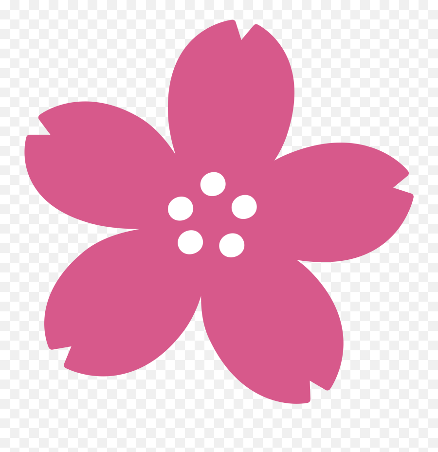 Download File - Emoji U1f338 Svg Cherry Blossom Icon Png Clipart Cherry Blossom Png,Cherry Tree Png