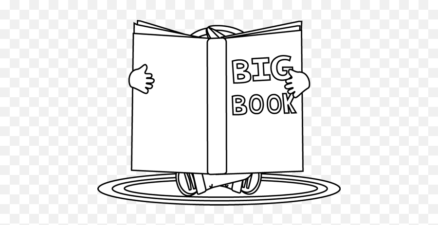 Big Book Clipart Images Png Transparent U2013 Free - Child Reading Book Clipart Black And White,Book Clipart Transparent