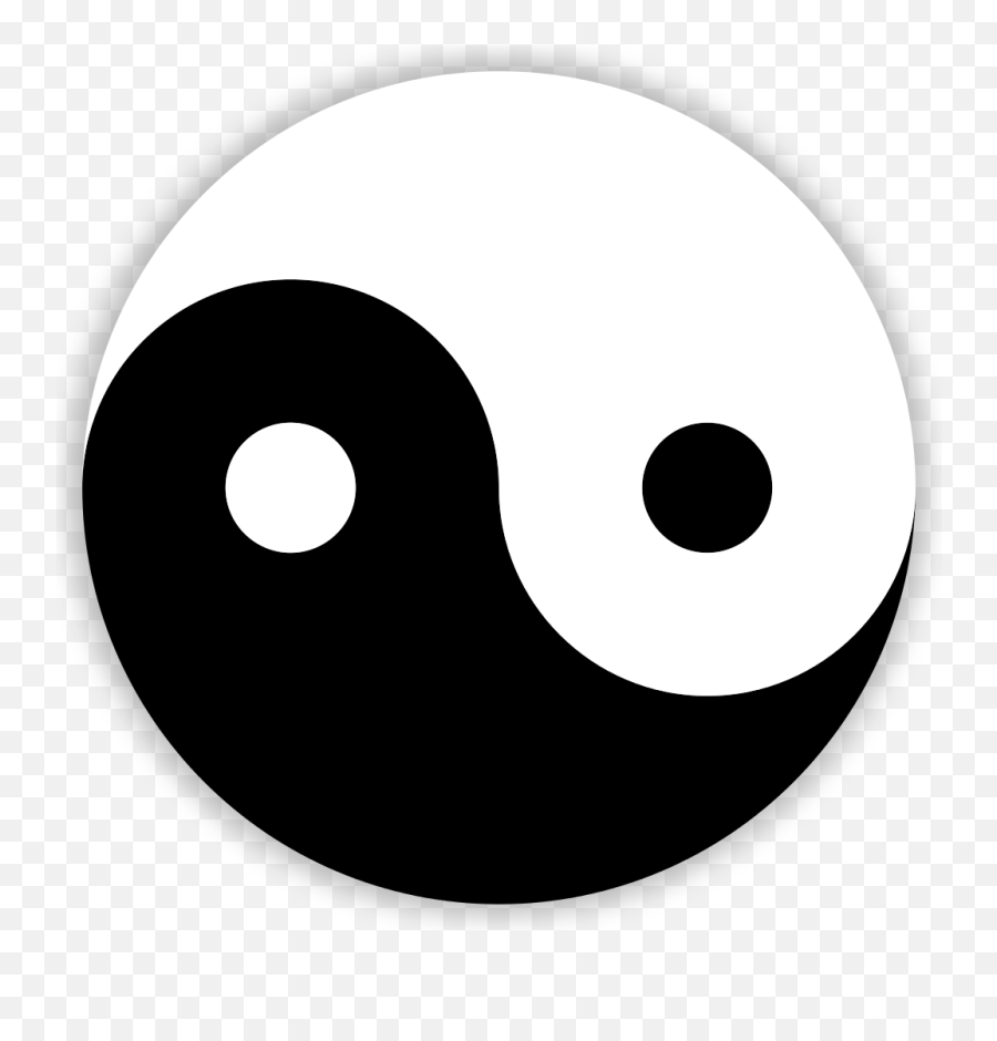 Yin Yang Png - Yin And Yang Png Easy Balance In Art Black And White Dot Symbol,Yin Yang Png