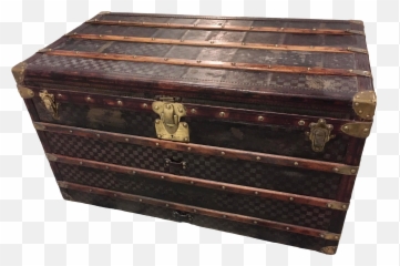 Louis Vuitton Damier Pattern Courier Trunk Png