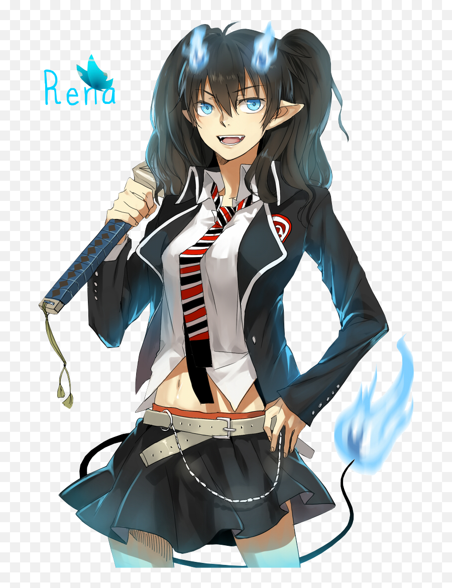 Blue Exorcist Minecraft Skin - Blue Exorcist Rin Genderbend Png,Rin Okumura Transparent