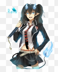 Blue Exorcist Minecraft Skin - Blue Exorcist Rin Genderbend Png,Rin Okumura Transparent