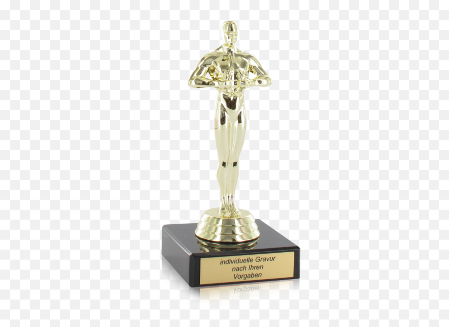 Oscar Statue - Siegerfigur Mit Gravur Mama Hd Png Download Solid,Oscar Trophy Png