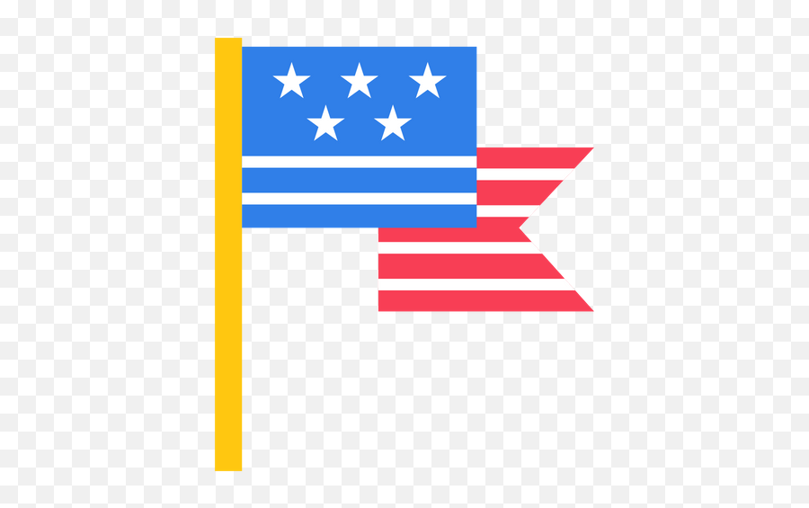 American Flag Icon Of Flat Style - Vertical Png,American Flag Icon