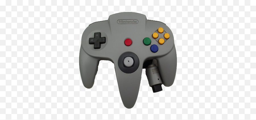 Genuine Nintendo 64 N64 Grey Controller - Portable Png,N64 Controller Icon