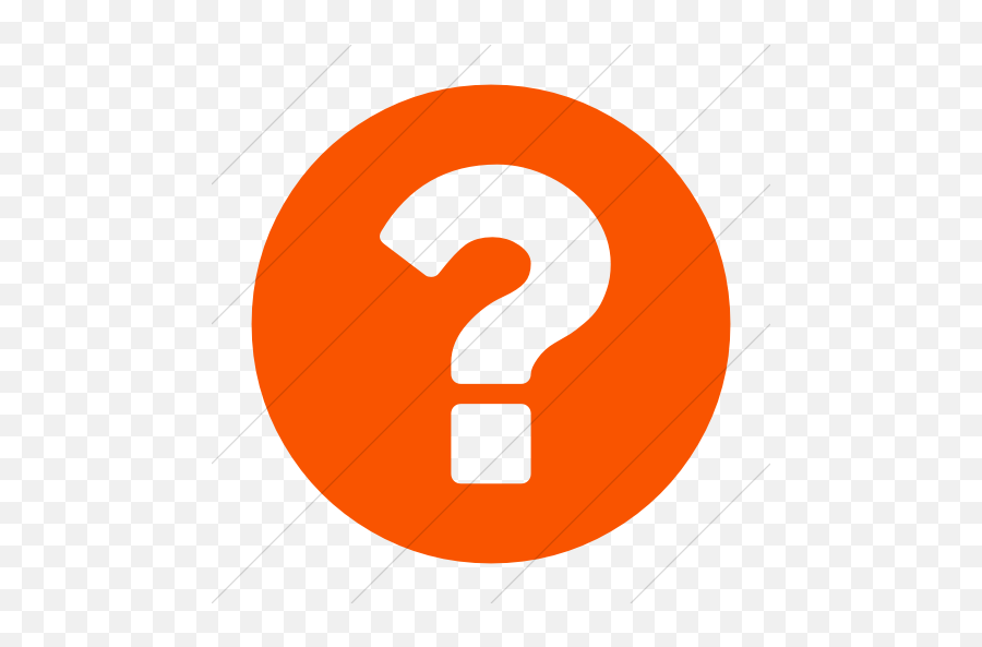 Iconsetc Simple Orange Bootstrap Font - Question Bank Icon Png,Question Circle Icon