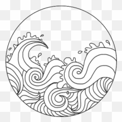 22 Drawn Star Tumblr Transparent Free Clip Art Stock - Waves Drawing Png,Tumblr Transparent Png
