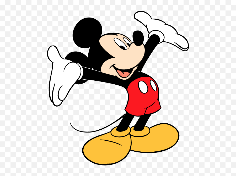 Mickey Mouse Black And White Ears Clip Art Png