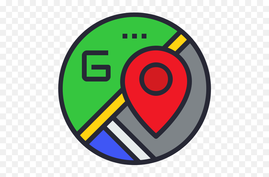 Google Map Free Icon Of Social Media Colored Icons - Vertical Png,Google Maps Icon Iphone