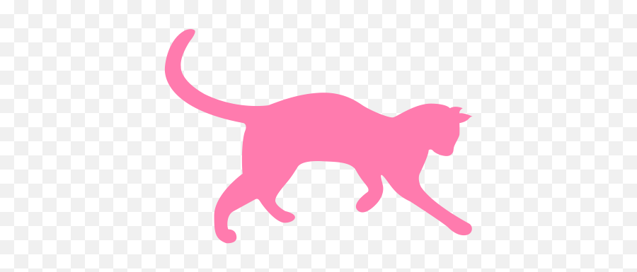 Cat Icon Transparent - Pink Cat Icon Png,Cat Icon Png