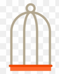 Cage Png Icon - Bird Vector