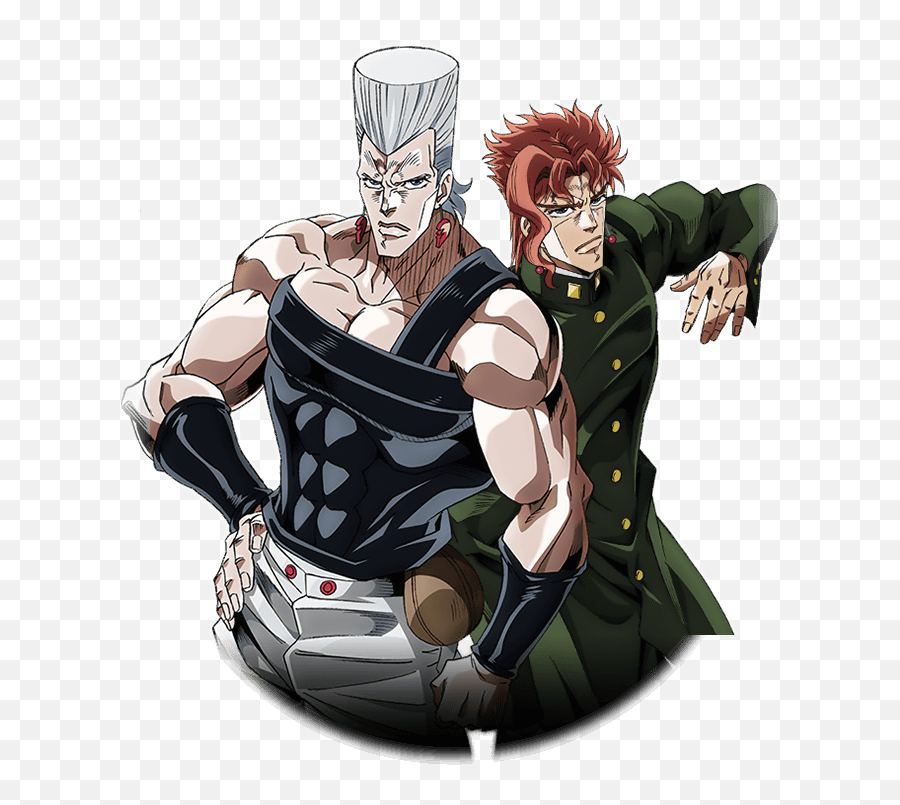 Jean Pierre Polnareff And Noriaki - Polnareff And Iggy Png,Kakyoin Png