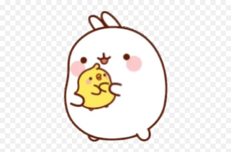 Sticker Maker - Molang And Piu Piu Png,Molang Png