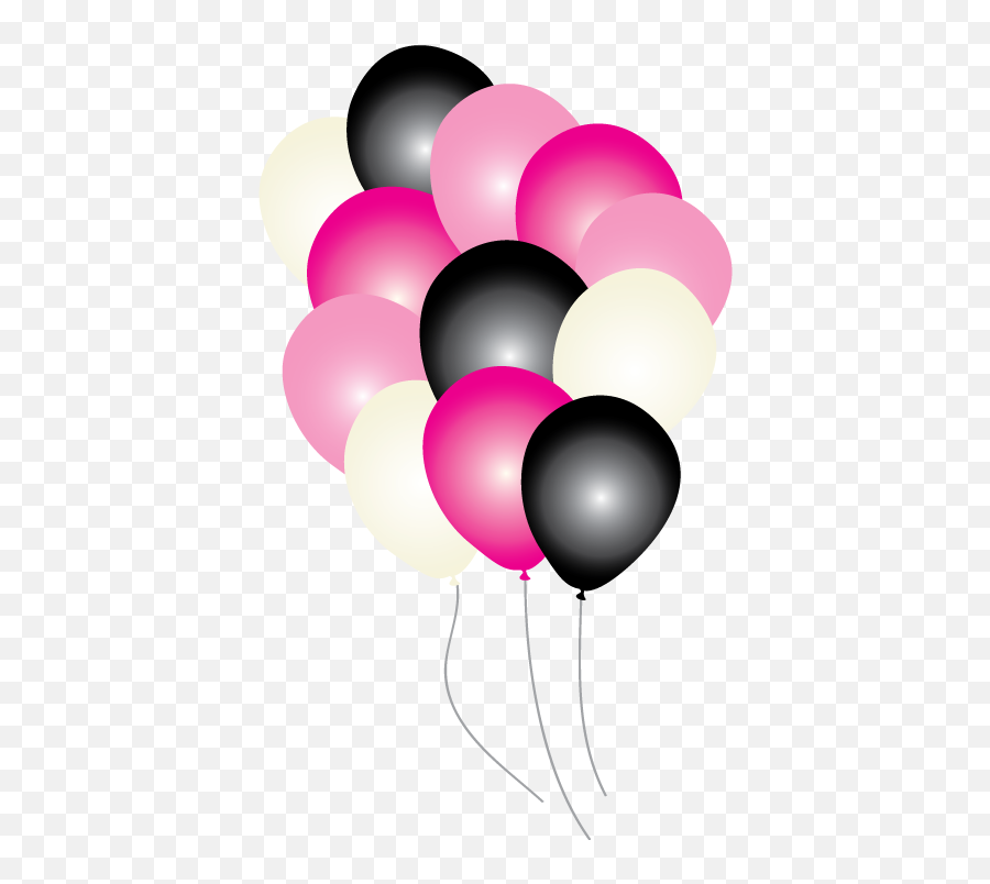 Paris Png Images In Collection - Pink And Black Balloons Png,Paris Png