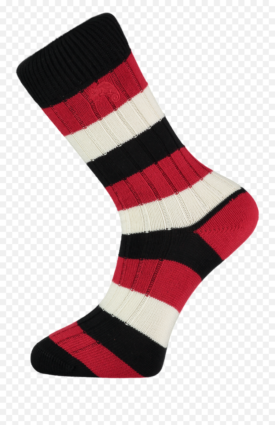 Download Black Red And White Stripe Cotton Socks - Red Striped Red Black And White Socks Png,Red Stripe Png