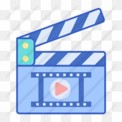 Clapperboard - Free social media icons Emblem png