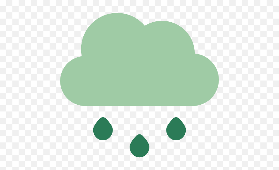 Rain - Free Weather Icons Dot Png,Green Cloud Icon