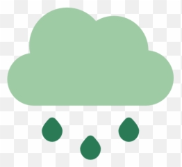 Rain - Free Weather Icons Dot Png,Green Cloud Icon