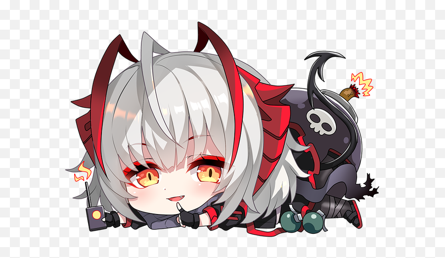Anime Game Arknights W Pillow Plush Doll Soft Stuffed Shaped - Arknights W Png,Azur Lane Icon