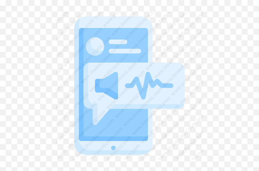 Download Voice Message Vector Icon Inventicons - Horizontal Png,Voice Mail Icon