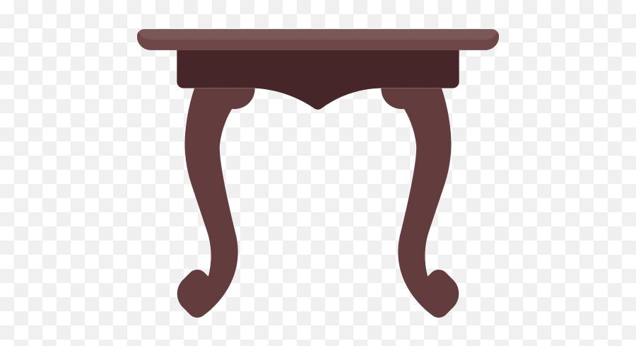 Table - Free Furniture And Household Icons Queen Anne Leg Png,Icon Tables