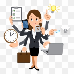 Mindful Multitasking Can Mindfulness Protect Us From The - Full Time Job Cartoon png
