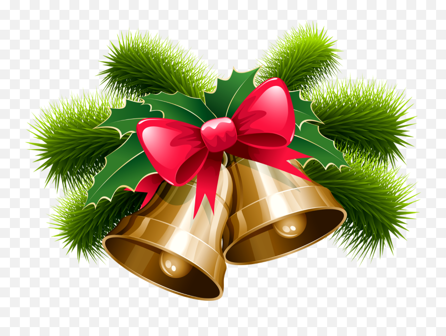 Christmas Ribbon Png Images Free Download - Xmas Bells,Christmas Holly Png