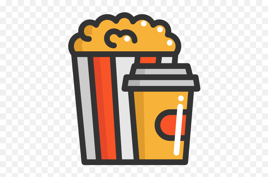 Salty Food And Restaurant Popcorn Snack Fast Png Icon