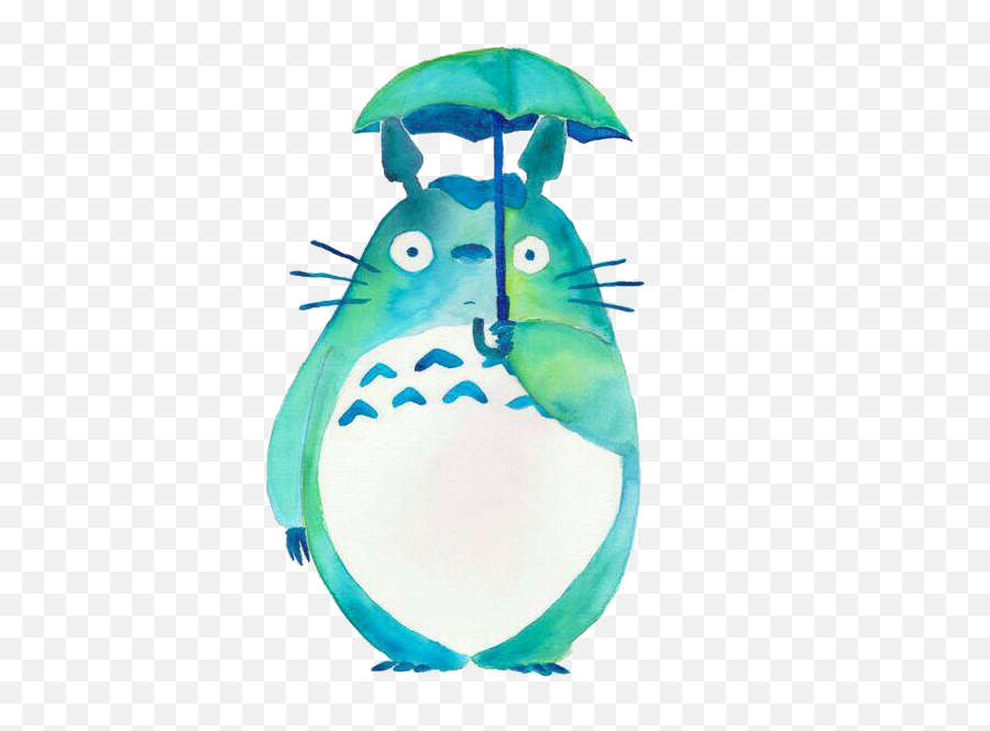 3 - Totoro Watercolor Png,Totoro Png
