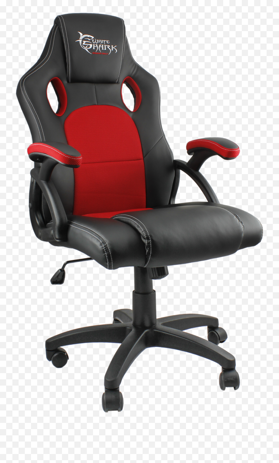 White Shark Gaming Chair Kings Throne Blackred - Whiteshark White Shark Gaming Chair Png,Throne Chair Png